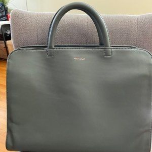 Matt & Nat – Tia Vegan Leather Satchel In Thyme